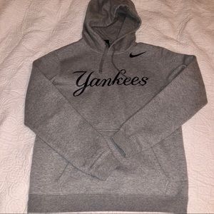 Nike NY Yankees Gray Hoodie Sweatshirt